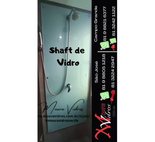 SHAFT DE VIDRO SOB MEDIDA